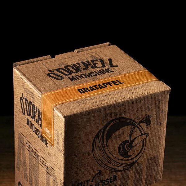O'Donnell Moonshine Bratapfel 20% vol. 700ml Geschenkset