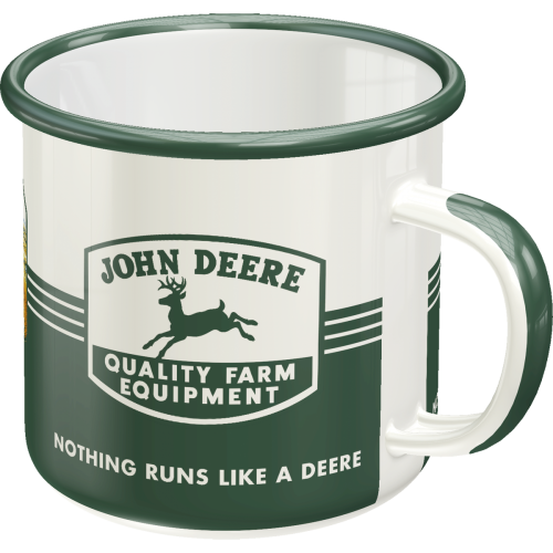 Emaille-Becher John Deere - Quality Farm Equipment
