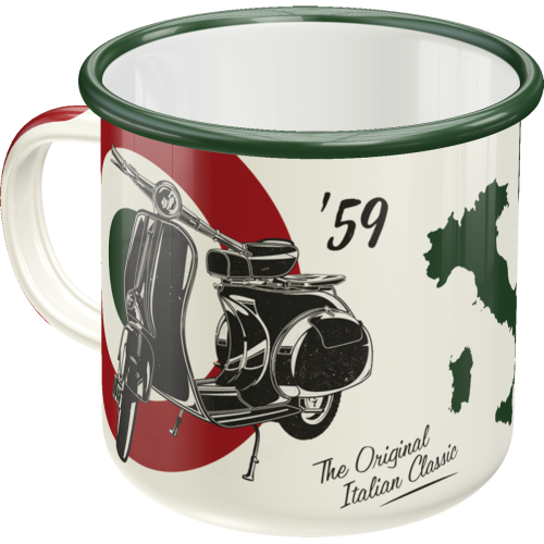 Emaille-Becher Vespa - The Italian Classic