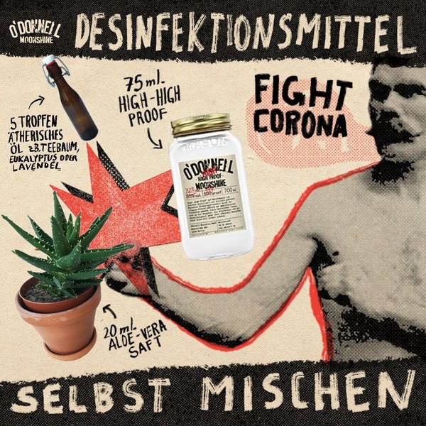 O'Donnell Sprühfläschchen 50ml - Fight-Corona-Edition