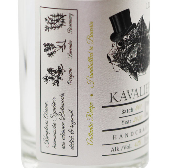 Lilienthal Kavalier Dry Gin 500 ml 42% vol.