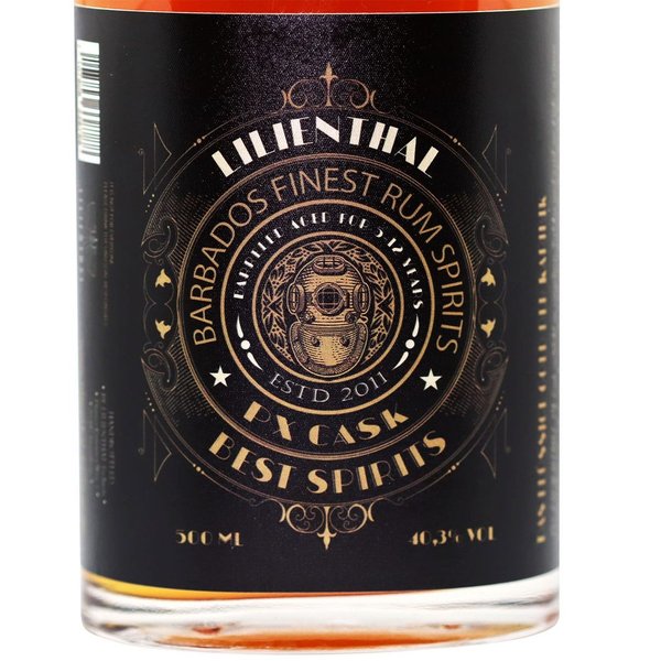 Lilienthal PX Cask Barbados Rum 500 ml 40,3% vol.