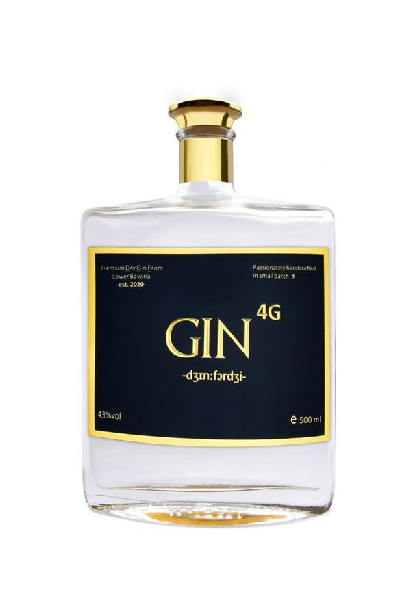 Gin 4G 43% 500ml