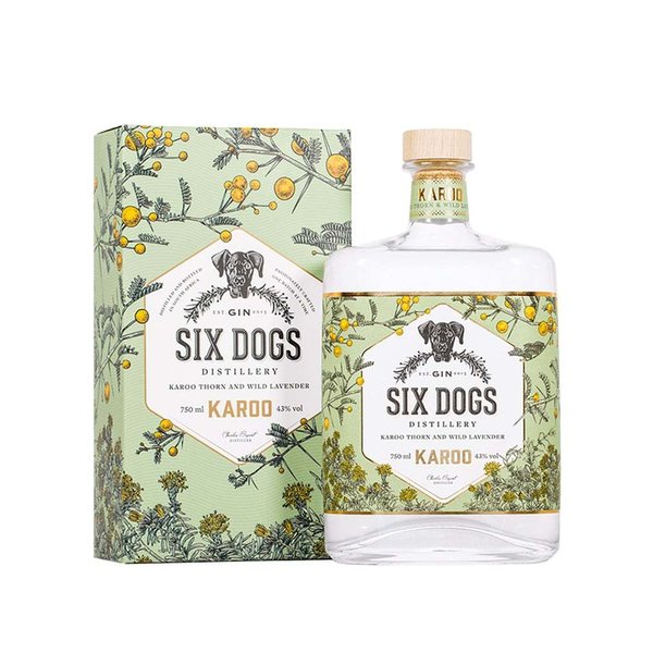 Six Dogs Karoo 43% vol. 700 ml