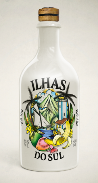 Gin Sul limited edition Ilhas do sul 2022 45% 500 ml & Gin Sul 42% 500 ml