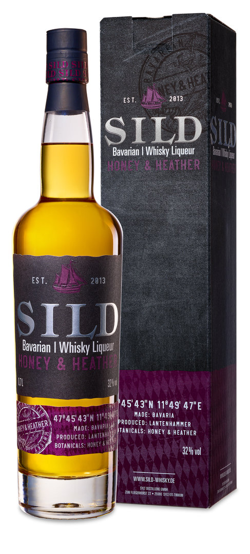 SILD â€œHoney & Heatherâ€� Bavarian Whisky Liqueur 32% 700 ml