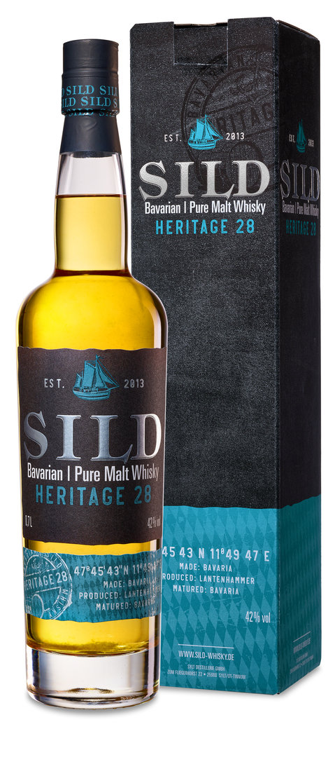 SILD â€œHeritage 28â€� Bavarian Pure Malt Whisky 42% vol. 700 ml