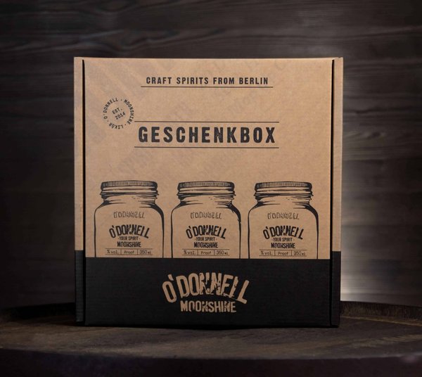 O’Donnell Moonshine Geschenkbox 350 ml